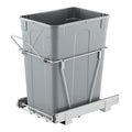 VEVOR Pullout Trash Can for Kitchen Cabinets, 35 QT Garbage Waste Recycling Bin, Under Mount Waste Container, with Heavy Duty Metal Full Extension Sliding System and Handle, for Sink, Under Counter