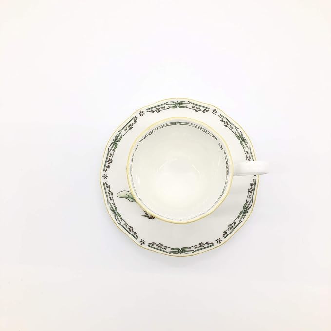 Noritake TT97889/4924-8 Noritake Cup & Saucer (For Both Coffee/Tea), 12.5 fl oz (375 cc), Microwavable, Bone China