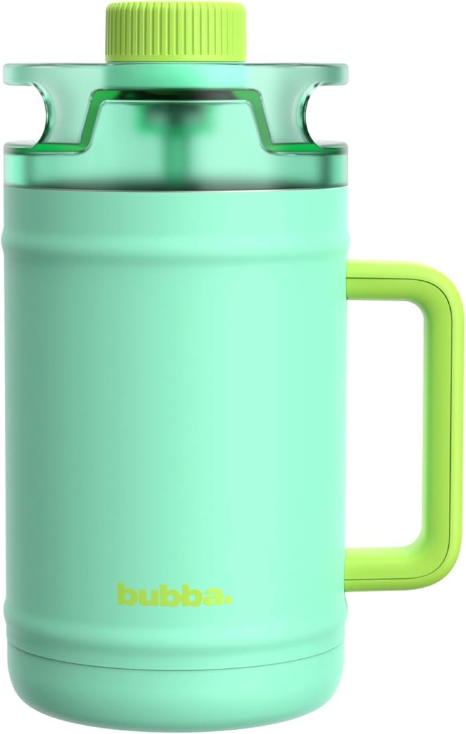 bubba 52 oz Insulated Stainless Steel Water Keg - Large Reusable Water Bottle Drinking Jug - Insulated Keg for Everyday Hydration, Lead-Free and BPA-Free, Tropical Eclipse