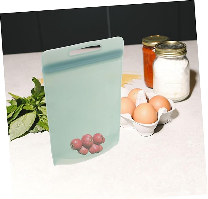 Freezer Bag Food Storage Pouch with Sealing Design Reusable and Portable for Fridge Organization for Meal Prep and Food Preservation