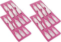 Fairly Odd Novelties Ice Cube Tray, Four Pack, Burgundy Wine