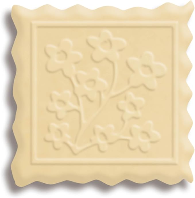 Mrs. Anderson’s Baking Mini Embossing Rolling Pin, Spring Flowers Design, Poplar Wood and Chrome-Plated Iron