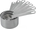 Smithcraft Measuring Cups Set for Kitchen and Baking Tools, Stainless Steel Measuring Cups Set 18/8(304) Steel Material Heavy Duty 7 Measuring Cups and 1 Ring Set of 8