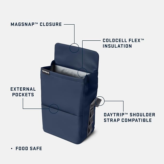 YETI Daytrip 6L Insulated Soft Cooler Lunch Bag, Olive