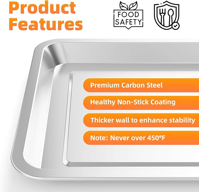 Air Fryer Basket for Oven, 3 Set Stainless Steel Oven Air Fryer Basket and Tray with 90 PCS Parchment Papers,YEPATER Air Fryer Pan and Crisper Tray for Baking Grilling Cooking and Frying