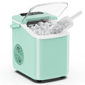 OLIXIS Countertop Ice Maker with Self-Cleaning, Portable Ice Maker Machine with Ice Scoop, 26Lbs/24H, 9 Cubes in 6 Mins, 2 Sizes of Bullet Ice for Home, Kitchen, Office