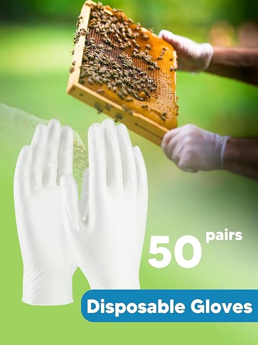 15PCS Honey Extractor Kit, 2 Pack 5 Gallon Honey Bucket with Gate, 58-90% Refractometer, Honey Strainer, Beekeeping Harvesting Equipment with Hive Tool, Frame Gripper, Uncapping Knife & Gloves