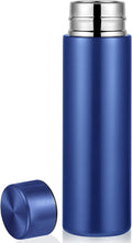 Irenare 5oz Mini Water Bottle Mini Insulated Stainless Steel Bottle Purse Water Bottle Cute Leak Proof Flask Keeps Drink Cold and Hot for Purse Women(Dark Blue,1 Piece)
