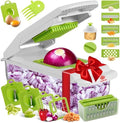 ZARIN 18-in-1 Vegetable Chopper & Slicer, Multi-Function Food Prep Tool for Cutting, Dicing & Slicing Vegetables, Kitchen Gadget
