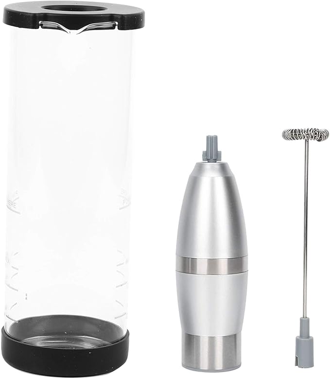 Milk Frother, Handheld Electric Milk Frother, Egg Beater, Automatic Glass Mix, Battery Operated, Electric Foam Maker, Kitchen Tool for