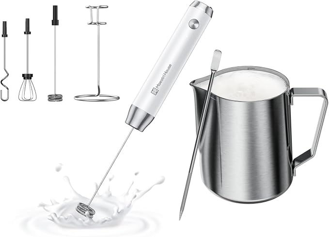 MIlk Frother & Frothing Pitcher