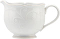 Lenox French Perle Sauce Pitcher, White -