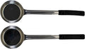 6 Ounce Solid Stainless Steel Portion Control Ladle Spoon for Measuring and Serving; Commercial Grade Serving Scoops [Pack of 2]