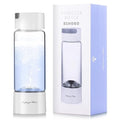 New Upgraded Version Hydrogen Water Bottle,Hydrogen Water Bottle Generator,Portable H2 Rich Water Cup,Your Perfect Partner for a Health-Conscious Lifestyle Glass 380ml (White)