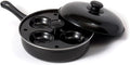 Fox Run Egg Pan, Non-stick Egg Poacher and Fry Pan Set With Lid