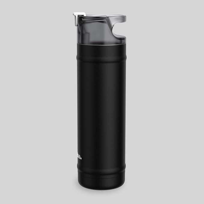 bubba 24 oz Dualsip Insulated Stainless Steel Water Bottle with Straw - Reusable, Leakproof, Lightweight, Dishwasher Safe, Lead-Free and BPA-Free, Office Siren