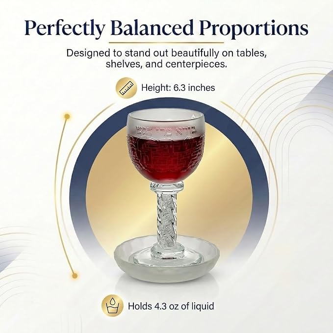 Kiddush Cup and Tray (Set 11)