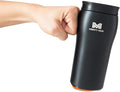Mighty Mug | The Untippable Mug | Grips When Hit, Lifts for Sips | Insulated Stainless Steel Tumbler | Cupholder Friendly | Gifts for Women Men All | Leakproof | 4 Hours Hot/ 24 Cold | 12oz Black