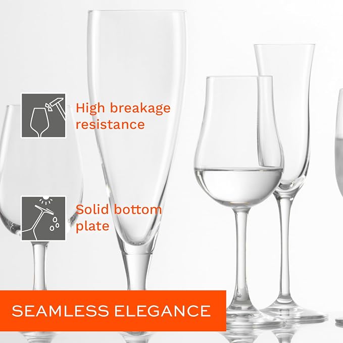 Stölzle Lausitz Set of 6 Brandy Glasses (CLASSIC). Dishwasher Safe Liqueur Glasses (6.25 Fl oz). Durable Bourbon Snifter Glass - Genuine Stölzle Glassware
