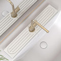 Kitchen Faucet Mat, Diatomite Sink Faucet Mat Splash Guard for Kitchen, Water Absorbing Stone Tray for Sink, Quick Drying Faucet Mat for Kitchen Sink, Absorbent Stone Drying Tray for Bathroom Counter