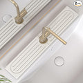 Kitchen Faucet Mat, Diatomite Sink Faucet Mat Splash Guard for Kitchen, Water Absorbent Stone Tray for Sink, Quick Drying Faucet Mat for Kitchen Sink, Absorbing Stone Drying Tray for Bathroom Counter