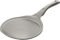 Redchef Crepe Pan Nonstick, 10 Inch Ceramic Flat Skillet Pan for Roti Dosa Tawa Comal Para Tortillas Pancake Pan for Stove Top, Induction Compatible, PFAS/PFOA/PTFE Free(Gray)