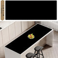 Extra Large Silicone Mat 78.7''x23.6''(200cmx60cm), Large Silicone Mats for Kitchen Counter, Multipurpose Heat Resistant Mat, Waterproof Placemat for Countertop Protector, Black