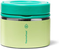 ThermoFlask Insulated Food Jar with Leakproof Lid (12 oz, Garden Party) - Stainless Steel Food Containers for Hot & Cold Meals, Lunch, Soup & Snacks