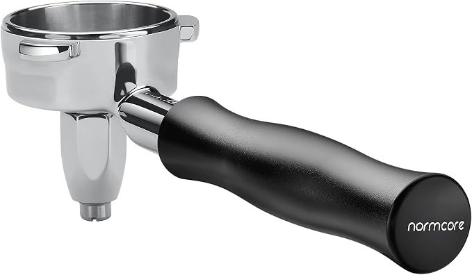 Normcore 54mm Tea Portafilter, Teapresso Portafilter with Black Anodized Aluminum Handle Fits 54mm Breville Sage Barista Machines