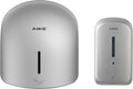 AIKE GentleAir Warm Hand Dryer& Automatic Soap Dispenser, Model AK2637 & AK1226S Silver