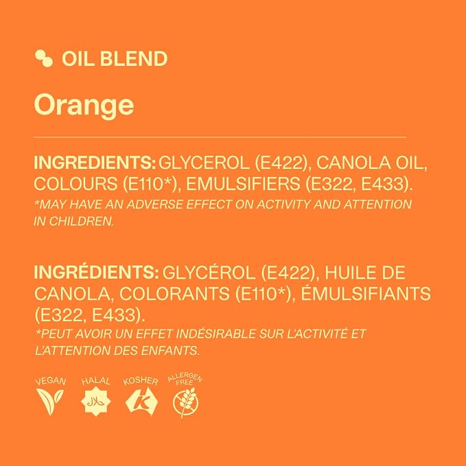 Colour Mill Oil Blend Food Coloring, 20 Milliliters Orange