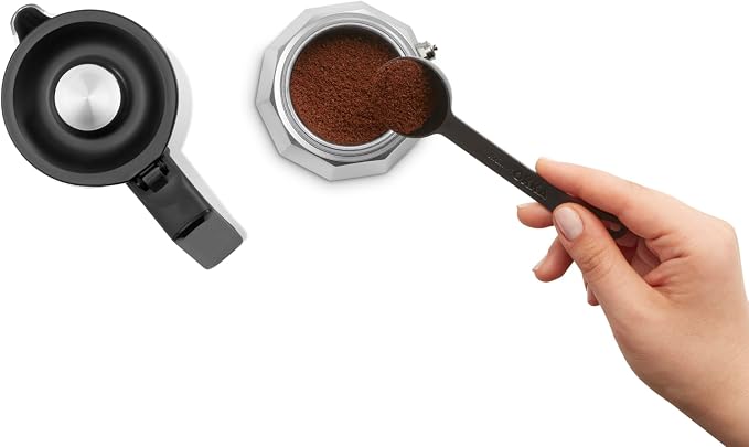 Arzum Okka Moka Pot with Milk Frother, Hot Beverage and Turkish and Greek Coffee Maker, Velvetiser, 120V, 5 Cups, Programmable Touch Panel, Chrome