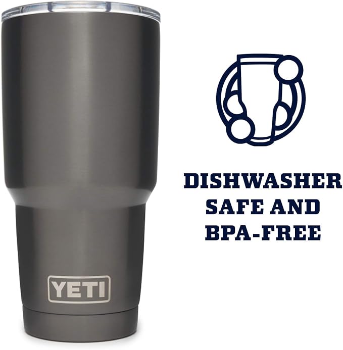YETI Rambler 30 oz Stainless Steel Vacuum Insulated Tumbler w/MagSlider Lid