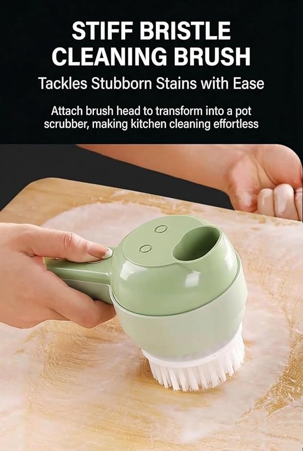 4-in-1vegetable cutter,multi functional electric vegetable slicers,garlic chopper mini, garlic food processor, electric wireless food slicer