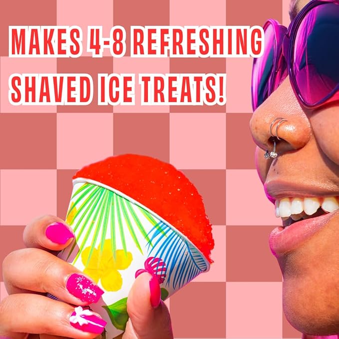 Hawaiian Shaved Ice Syrup Pint, Tiger's Blood Flavor, Great For Slushies, Italian Soda, Popsicles, No Refrigeration Needed, Contains No Nuts, Soy, Wheat, Dairy, Starch, Flour, or Egg Products