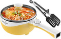 Audecook Hot Pot Electric, 1.7L Mini Electric Skillet Portable Nonstick Sauté Pan with Power Adjustment, Ramen Cooker Travel Multicooker for Steak/Soup/Egg/Oatmeal/Noodles