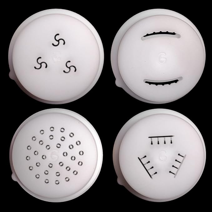 Pasta Noodle Shape Disc Collections Fit For Philips Avance Pasta & Noodle Maker, Pasta Maker Attachments, 4 in1 Accessory Pasta Shape Disc Set - Bucatini, Fusilli, Potato Gnocchi, Radiator