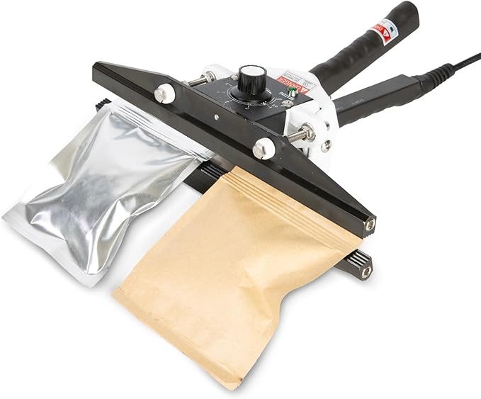 Portable Handheld Heat Sealer Machine, FKR-300 12-Inch | For Foil, Kraft, and Mylar Packaging