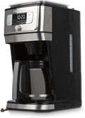 Cuisinart DGB-800C Fully Automatic 12-Cup Burr Grind & BrewTM Coffeemaker, Black/Silver, 1 Count, Silver