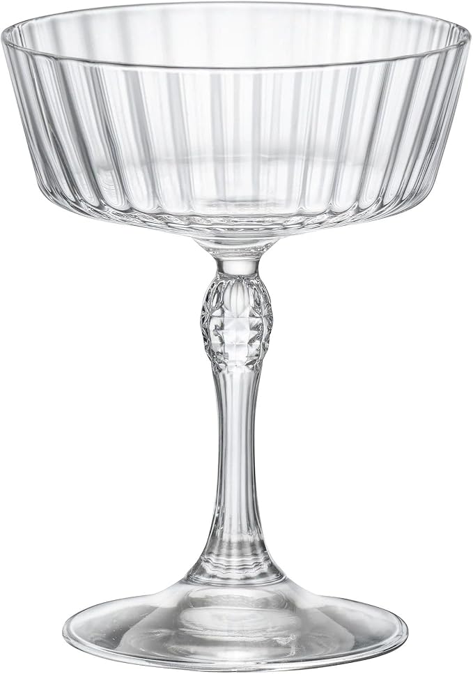 Bormioli Rocco America '20s 9.25 oz. Fizz Cocktail Glasses, Clear, Set of 4