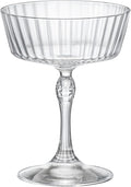 Bormioli Rocco America '20s 9.25 oz. Fizz Cocktail Glasses, Clear, Set of 4