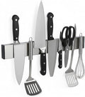 Magnetic Knife Strips, Magnetic Knife Holder for Wall 10.5 Inch, Stainless Steel Magnetic Strip Use as Knife Bar, Knife Holder for Kitchen Utensil Organizer