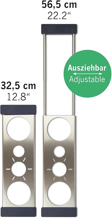 Sanni Shoo Drip.it | Stainless Steel Sink Caddy, Multifunctional & Space-Saving | Bottle Holder, Compatible with Sodastream Aqua Fizz, Penguin & Other Bottles | Drainer & Organizer