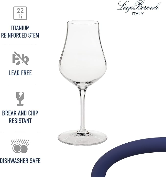 Luigi Bormioli Vinoteque Snifter Wine Glasses - Clear, Set of 6