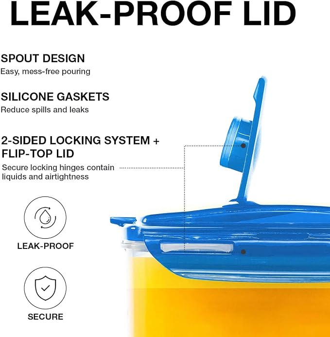 Silonn Ice Maker Countertop with LocknLock Aqua Fridge Door Water Jug, 9 Cubes in 6 Mins, 26lbs Ice in 24Hrs, 2 QT Pitcher
