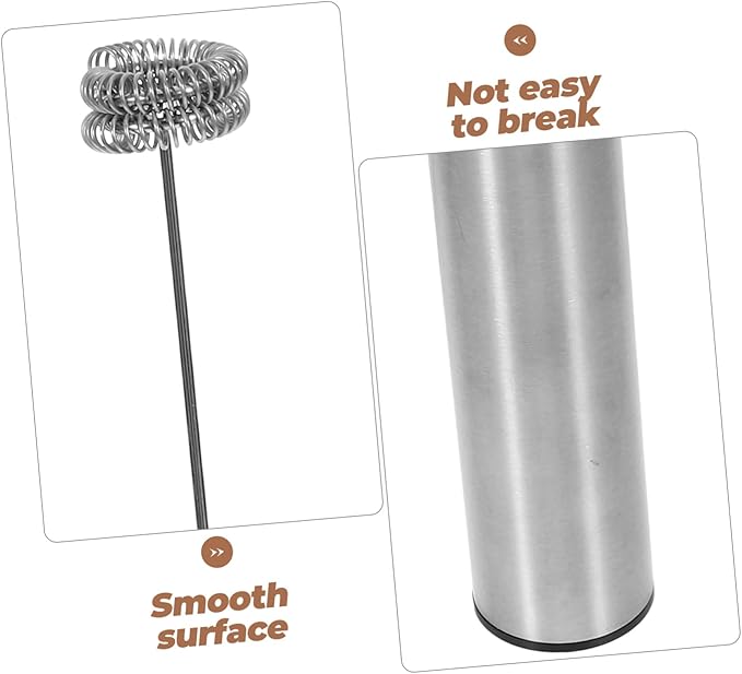 DECHOUS Electric Milk Frother Handheld Rechargeable for Coffee Latte Cappuccino Safe Materials Easy to Use
