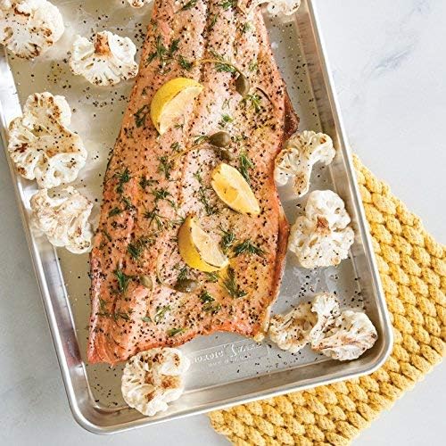 Nordic Ware 3 Piece Baker's Delight Set (1 Pack, Aluminum) and Nordic Ware Nonstick Baking & Cooling Grid (Steel)
