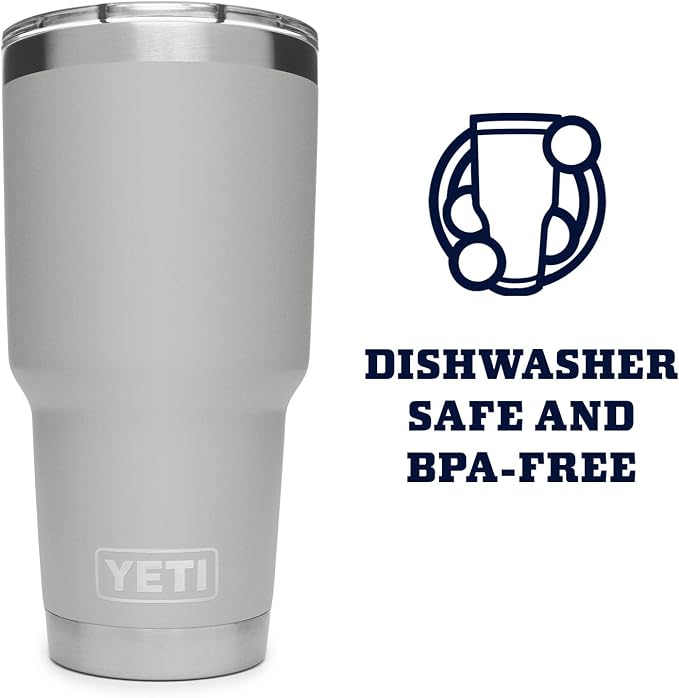 YETI Rambler 30 oz Stainless Steel Vacuum Insulated Tumbler w/MagSlider Lid