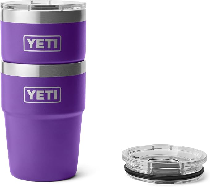 YETI Rambler 16 oz Stackable Tumbler, Vacuum Insulated, Stainless Steel with MagSlider Lid | Stackable