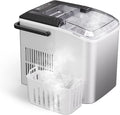 Maine Bullet Ice Maker, Counter Top Ice Maker with Portable Carrying Handle, 33 lb/24H Portable Ice Maker Suitable for Home, Office, Kitchen, RV, 9 Cubes Ready in 7-8 Mins